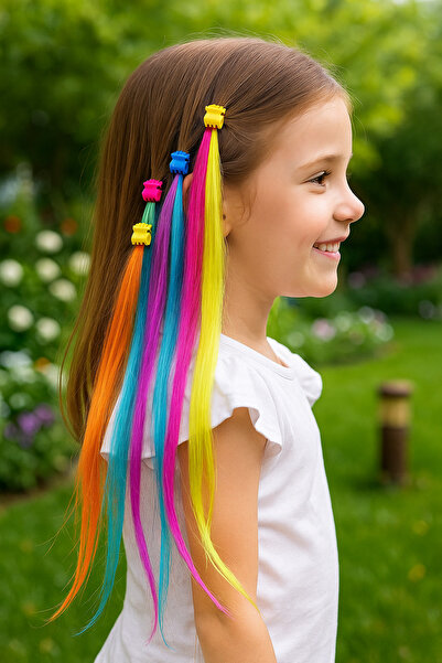 lawrenceshop Šarene kopče za kosu, 6 komada, ukosnice u bojama roze, plave, ž...