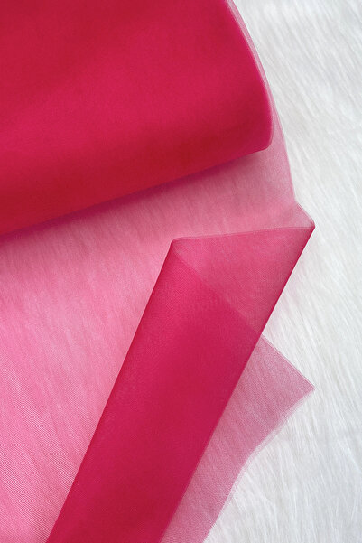 ZEYMERADE Kiraz Rengi Bohça Süsleme Tülü, Nişan Bohça Süsü, Kapı Doğum Günü P...