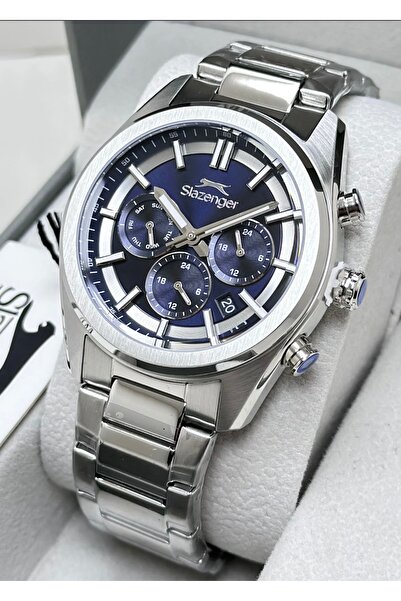Slazenger Orijinal 2 Yıl Garantili Su Geçirmez Çelik Kordon Fonksiyonlu Erkek...