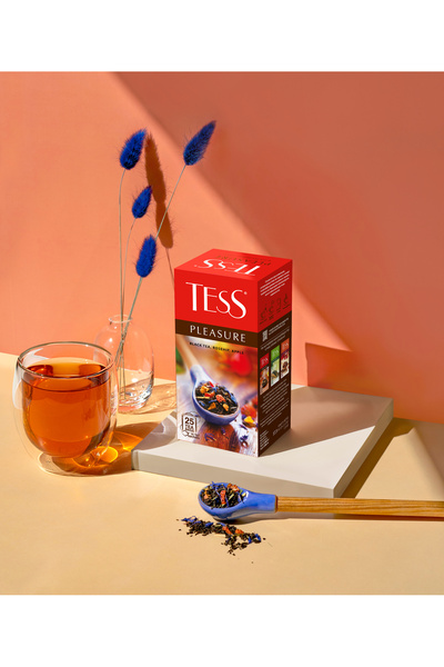 Tess PLEASURE Tea Bag(1.5*25) - Rosehip and Apple Shells أكياس شاي بليجر بنكه...