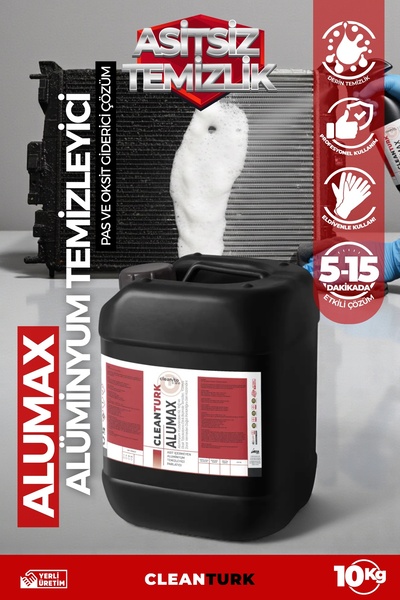 CleanTurk Alumax | Asit Içermeyen Alüminyum Parlatıcı 10 Kg
