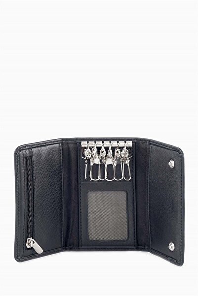 DAMY Hakiki El Yapımı Deri Anahtarlık Fermuarlı Deri Anahtarlık Oto Araç Orga...