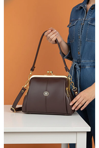 H&D COLLECTİON Γυναικεία τσάντα χειρός και τσάντα ώμου με 4 θήκες, επένδυση κ...