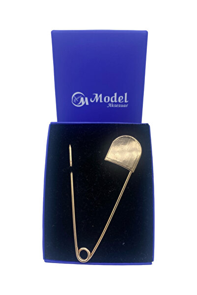 model aksesuar Yaka Altın İskoç İğne Broş