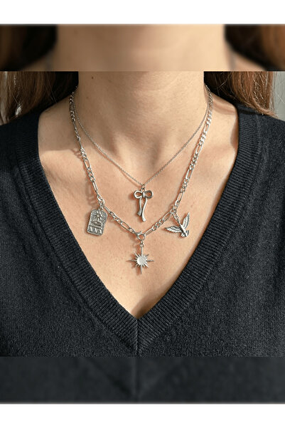 PURE BERRY GÜMÜŞ ÇELİK KOLYE CHARM