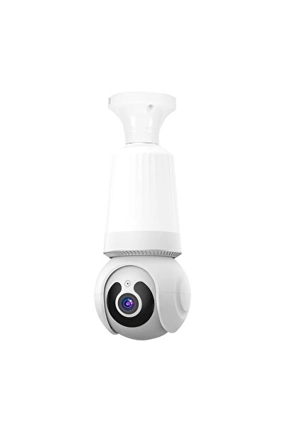 V380 Pro كاميرا لمبة واي فاي ملونة كاملة الرؤية الليلية CCTV تتبع تلقائي أمان، لأمن المنزل الذكي