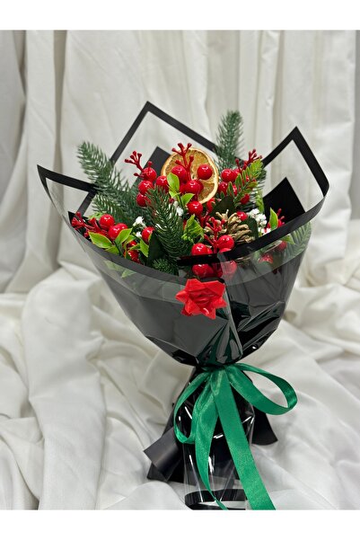 SLD BOTANIK BLACK - Kutulu Kokina Buketi - Yeni Yıl Yılbaşı Çiçeği / 2026 (Ta...
