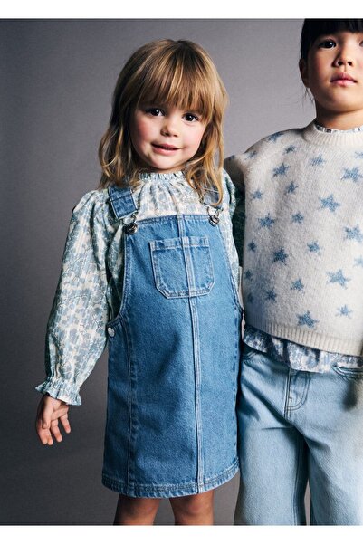 MANGO Baby Çiçek desenli bluz