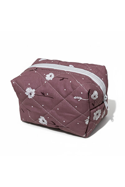 Bestway ve Diğeri Floral Pattern Travel Cosmetic Makeup Bag