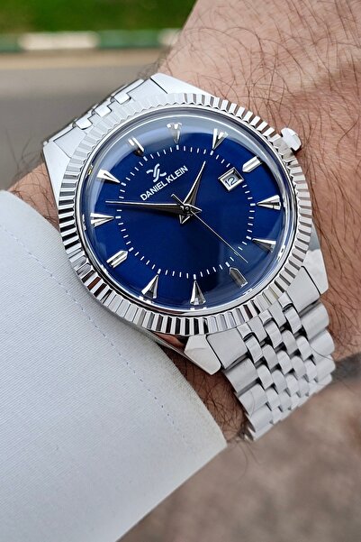 Daniel Klein Kadranı Lacivert Kordonu Gri Renk Ayarlanabilir Kordonlu 41 mm E...