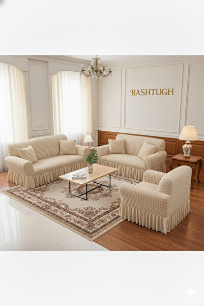 BASHTUGH TİCARET Bashtugh Bürümcük Husă pentru canapea din bumbac Husă pentru...