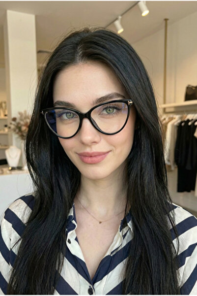 PROTCO UV400 Cat Eye Mavi Işık Korumalı Optik Uyumlu Blue Block Bilgisayar Ekran Gözlüğü