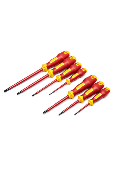 SATA - Set șurubelnițe izolate VDE, 7 piese [ST09303]