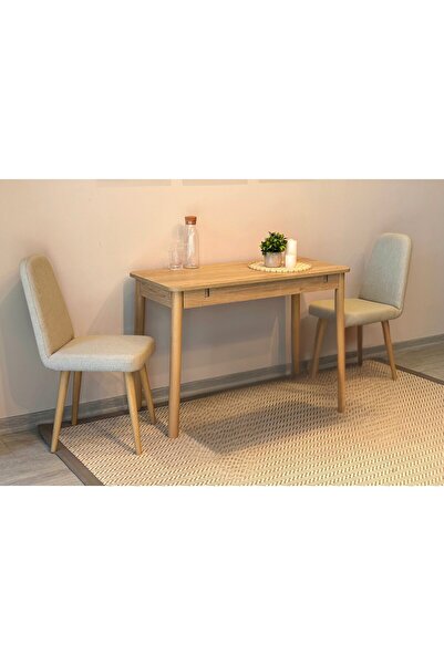 Eşyala. Porto Sandalye Karina Meşe Krem, İki Adet