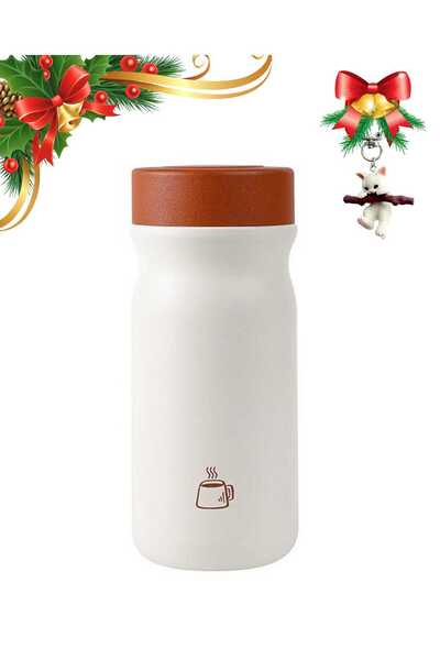 Alvora Taşınabilir Kaliteli Termos, Sıcak ve Soğuk İçecekler, Kahve, Çay, Süt, Meyve Suyu için Mini Kahve