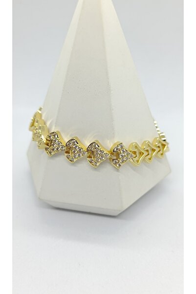 ndjewelry سوار أرو لوكس – سوار ذهبي هندسي لامع