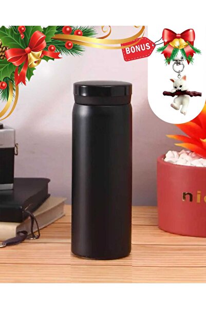 Alvora Mini Termos Paslanmaz Çelik Su Termos, Sıcak Ve Soğuk İçecekler İçin Vakum Termos 200 ml