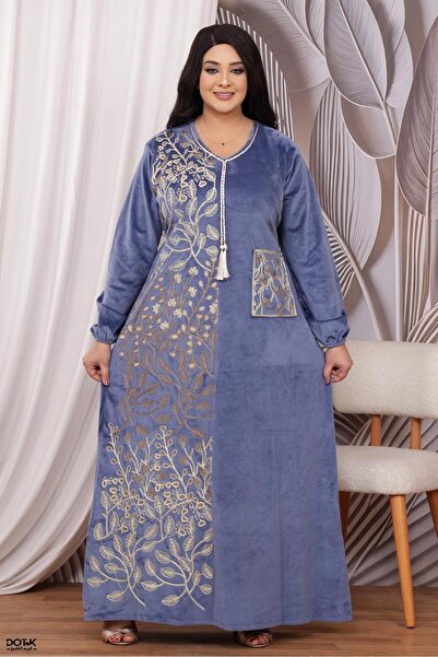 Generies جلابيه عربية قطيفة عالية الجودة بتصميم رائع