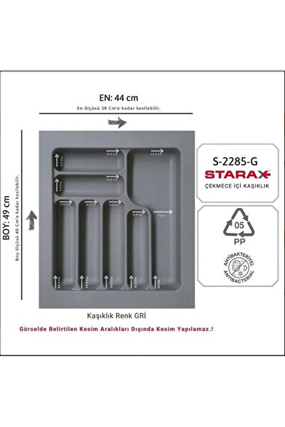 STARAX 44 X 49 Cm Çekmece Içi Kaşıklık