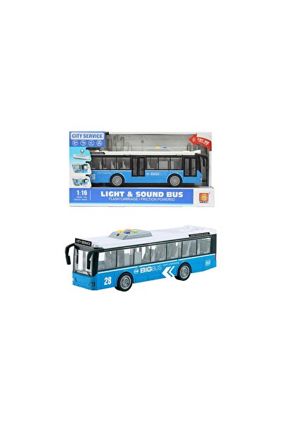 OYUNCAKSAHİLİ Otobüs Işıklı Sesli Kırılmaz Büyük Oyuncak Yolcu Otobüsü Metrob...