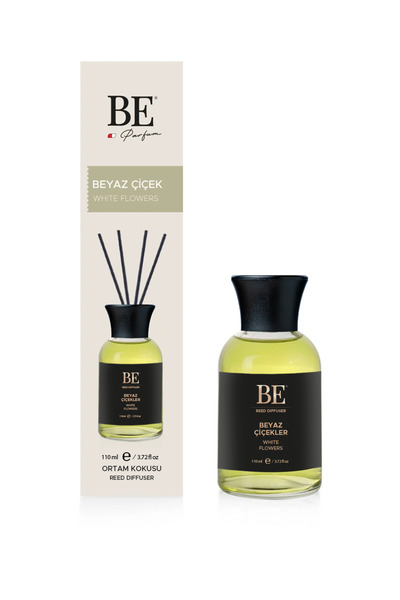 BE PARFÜM Beyaz Çiçekler Bambu Çubuklu Oda Kokusu 110ml