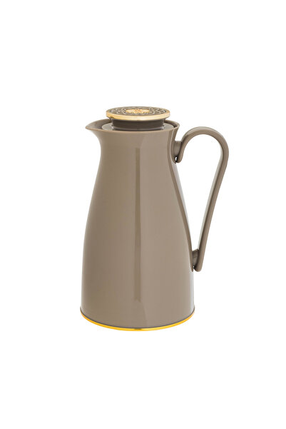 Alaska Alaska Thermos, Light Brown with Gold, 1 Liter