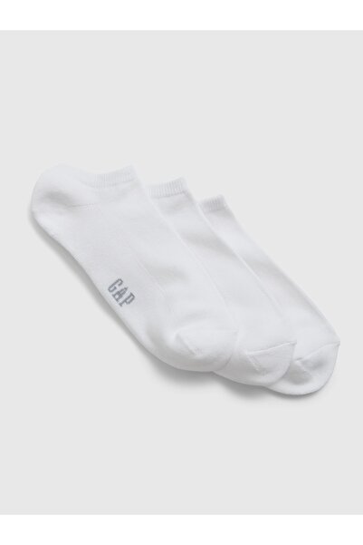 GAP Erkek Beyaz Basic Ankle 3'lü Çorap Seti