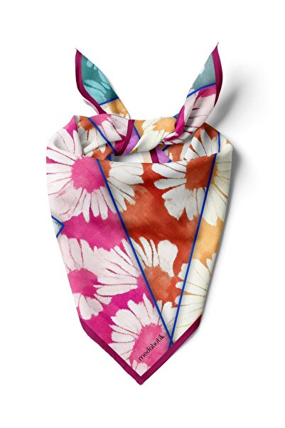 Modabutik A107 Karışık Renkli Çiçekli Bandana