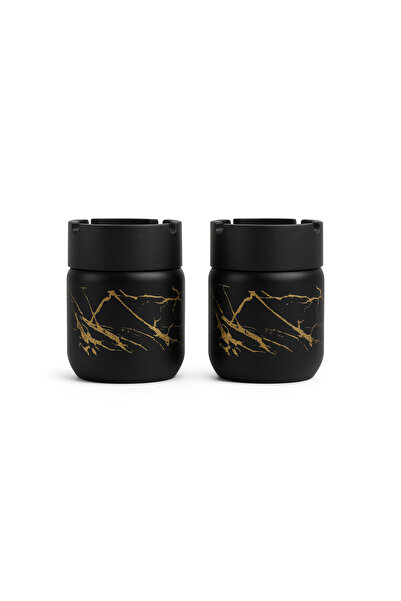 Massteelger Cam Gövde Kokusuz Dumansız Yanmaz Plastik Kapaklı Dekoratif Şık T...