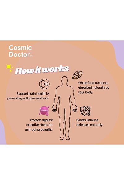 Cosmic Doctor - Double C 1500 mg Vit C - Blueberry and Acerola