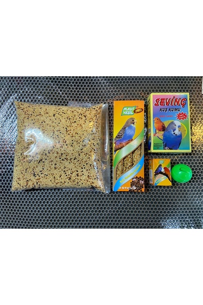 Fauna Pet Supplies 1kg Muhabbet Kuşu Yemi, Ballı Kraker, Kuş Kumu, Gaga Taşı ...