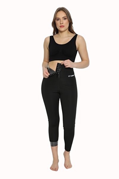 ICOLEXİN Agraflı Tayt İnceltici Sıkılaştırı Termal Sauna Agraflı Tayt Korseli...