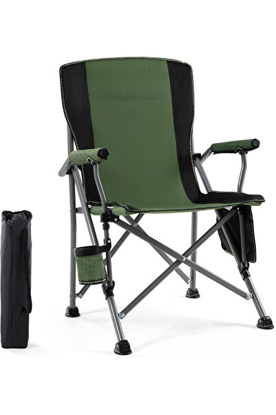 Kodak كرسي تخييم قابل للطي شديد التحمل (يتحمل من 330 إلى 350 رطلاً/حامل أكواب) | للبالغين - للتخييم/النزهات/صيد الأسماك! عرض مميز!