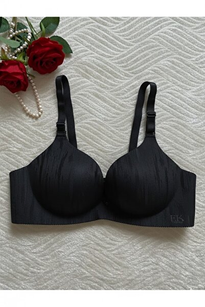 F.K Lazer Kesim Dolgulu Push Up Sütyen
