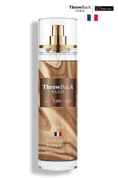 ThrowBack Parıs Brownie Premium Body Mist Kadın Vücut Sprey 200 ml