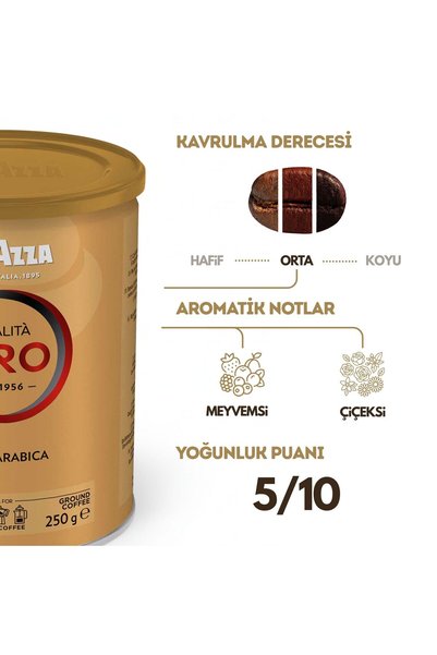 LavAzza Qualita Oro Teneke Filtre Kahve 250 gr