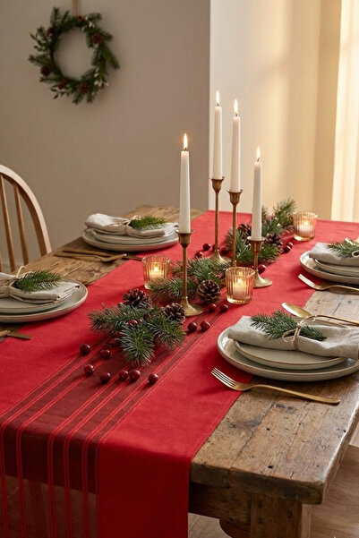 Arma House Червен лазерно изрязан модерен бегач