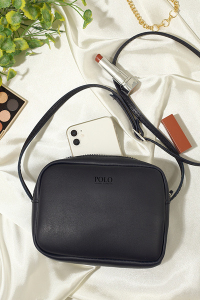 POLOGRAND London Geantă de mână și de umăr de dimensiuni mici, cu fermoar, din colecția Polo pentru femei, originală, Mini Urban bretea crossbody