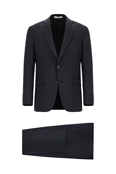 Kiğılı Regular Fit Klasik Desenli Takım Elbise