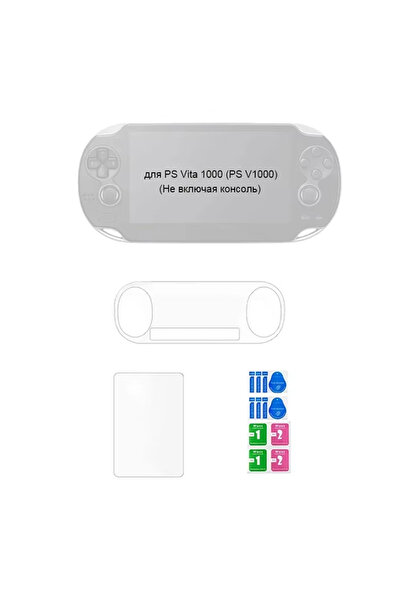 Choice قطعة واحدة من واقي شاشة زجاجي مقوى لجهاز PS Vita PSV1000 و PSV2000، حم...