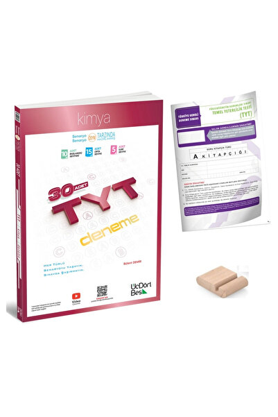 Üç Dört Beş Yayıncılık TYT Kimya Deneme / 30 Branş Deneme ÜçDörtBeş - 345 / Y...