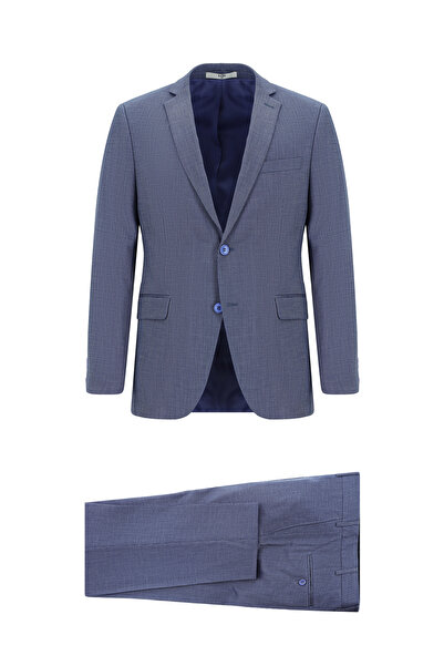 Kiğılı 7 Drop Super Slim Fit Extra Slim Fit Classic Patterned Suit