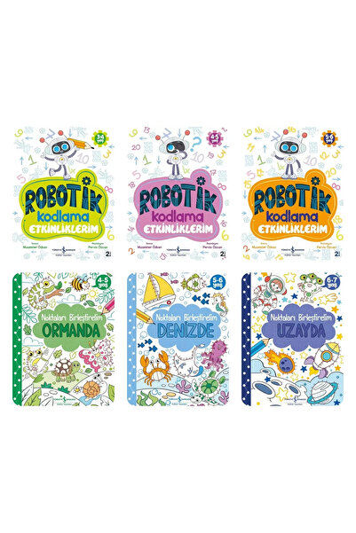 TÜRKİYE İŞ BANKASI KÜLTÜR YAYINLARI 3-6 Yaş Robotik Kodlama ve Nokta Birleşti...