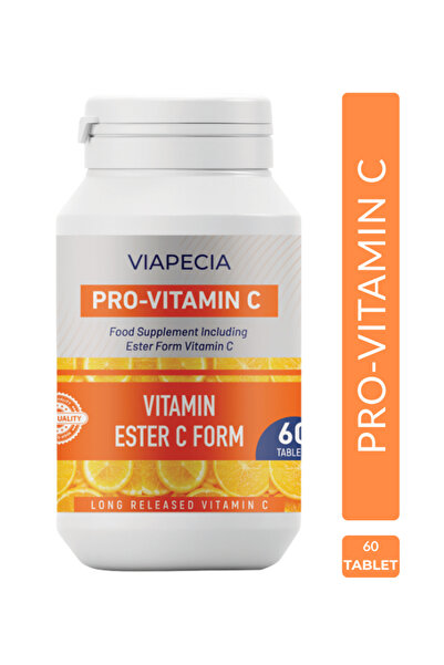 Viapecia Yüksek Emilimli C Vitamini Takviyesi - Uzun Süreli Salınım, Portakal...