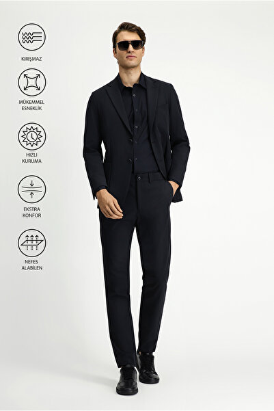 Kiğılı Techno-Line Super Slim Fit Extra Slim Fit Classic Suit
