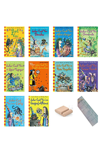 TÜRKİYE İŞ BANKASI KÜLTÜR YAYINLARI Sakar Cadı Vini Serisi - 10 Kitap - Dünya...