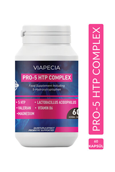 Viapecia Pro-5 HTP Probiyotik ve Multivitamin 30 Tablet - Yetişkinler için Ba...