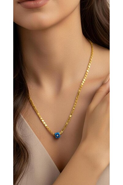 kuyumcu nurettin 5,50 (gram) Orta boy Pullu Halep Kolye 14 Ayar Altın 60 cm