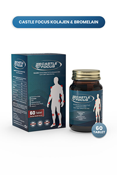 CASTLE FOCUS Focus - Hidrolize Kolajen (TİP 2), Bromelain, Glukozamin İçeren ...
