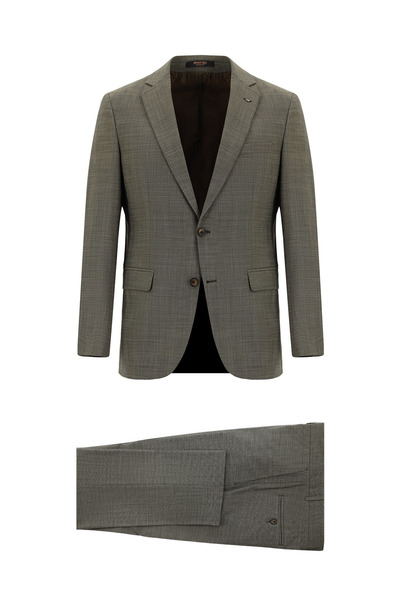 Abdullah Kiğılı Regular Fit Yünlü Klasik Takım Elbise